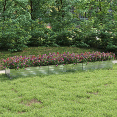 Strat Înălțat Grădină Oțel Galvanizat 600x80x45 cm