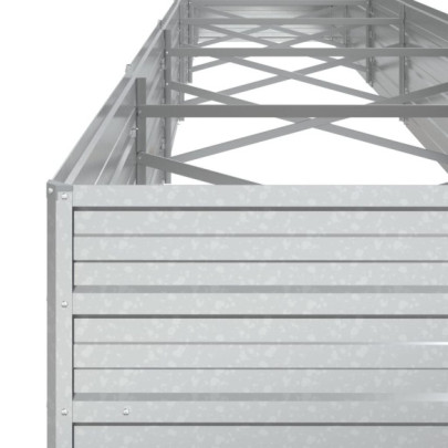 Strat Înălțat Grădină Oțel Galvanizat 600x80x45 cm