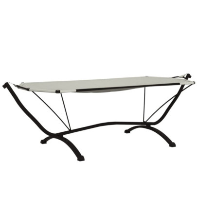 Pat Exterior cu Baldachin - Crem, Oțel & Oxford | Livrare Gratuită