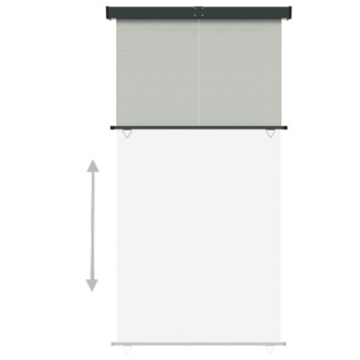 Copertină Laterală Balcon Gri | Protecție UV și Intimitate