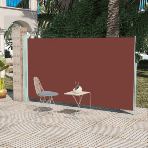 Copertină Laterală Retractabilă Terasă - Maro 160x300 cm