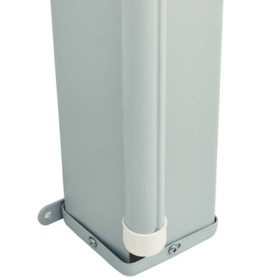 Copertină Laterală Retractabilă Gri pentru Terasă și Balcon