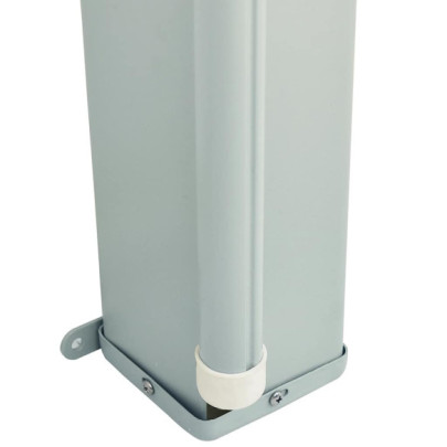 Copertină Laterală Retractabilă Maro pentru Terasă și Balcon