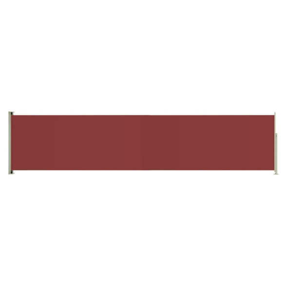 Copertină Laterală Retractabilă Roșu - Protecție Terasă