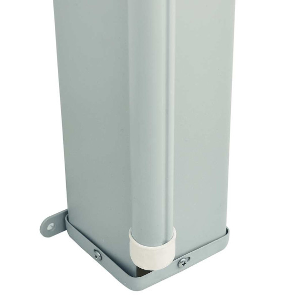 Copertină laterală retractabilă de terasă - negru - 180x600 cm