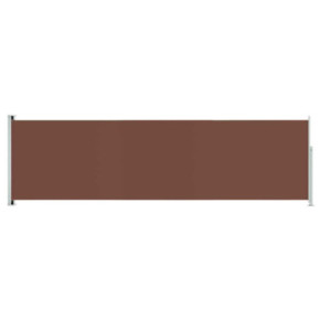 Copertină Laterală Retractabilă Maro pentru Terasă 180x600 cm 2