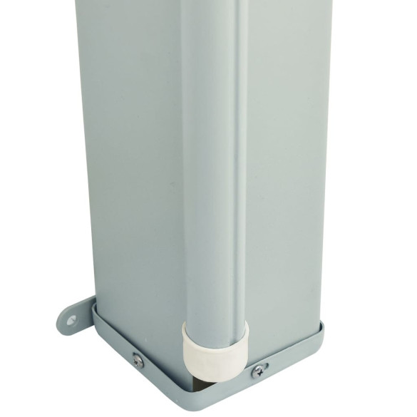 Copertină laterală retractabilă terasă albastră 200x600 cm