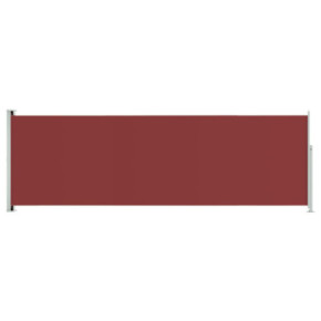 Copertină Laterală Retractabilă Roșie - 200x600 cm | Livrare Gratuită 2