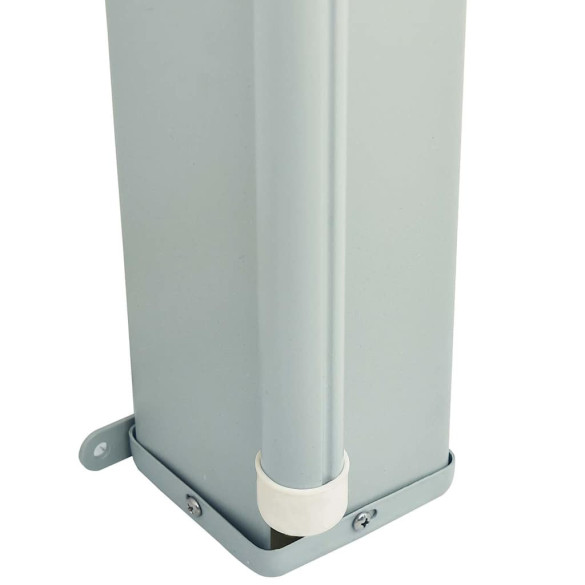 Copertină Laterală Retractabilă Gri 200x600 cm - Livrare Gratuită