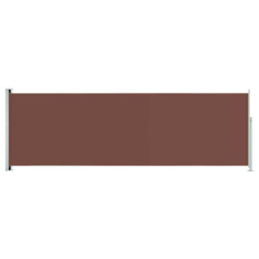 Copertină Laterală Retractabilă Maro - 200x600 cm | Livrare Gratuită 2