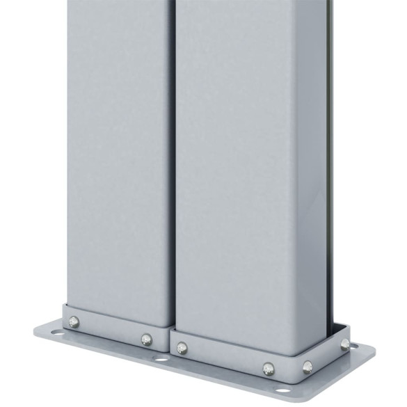 Copertină Laterală Retractabilă Roșu - 180x600 cm