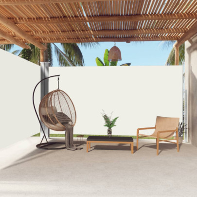 Copertină Laterală Retractabilă Crem 200x600 cm | Livrare Gratuită