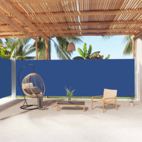 Copertină Laterală Retractabilă Albastră 200x1000 cm