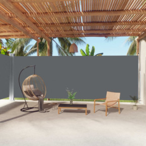 Copertină Laterală Retractabilă Antracit - 220x1000 cm