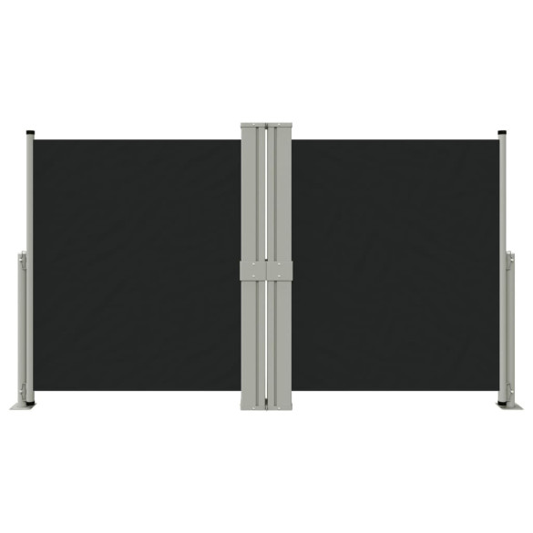 Copertină Laterală Retractabilă - Negru - 140x1200 cm