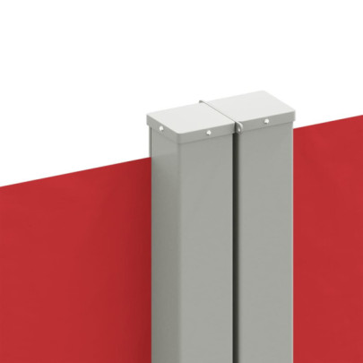 Copertină Laterală Retractabilă Roșie - 140x1200 cm