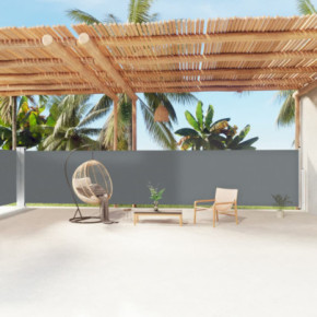 Copertină Laterală Retractabilă Antracit 160x1200 cm
