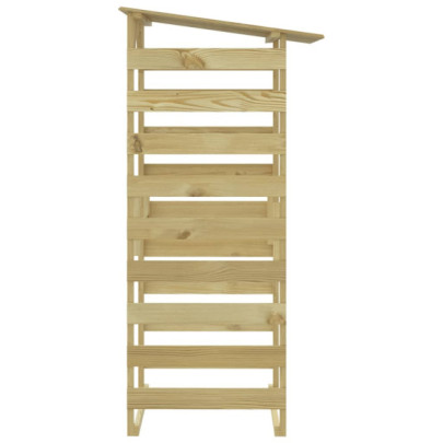 Pergolă din Lemn cu Acoperiș - 100x90x200 cm