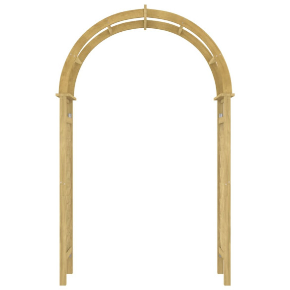 Arcadă Grădină Lemn Masiv cu Spalier pentru Plante | 243 cm