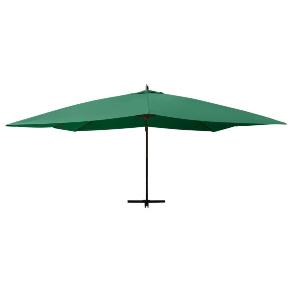 Umbrelă Grădină Consolă Lemn Masiv - Verde 4x3m | Livrare Gratuită Umbrelă Grădină Consolă Lemn Masiv - Verde 4x3m | Livrare Gratuită