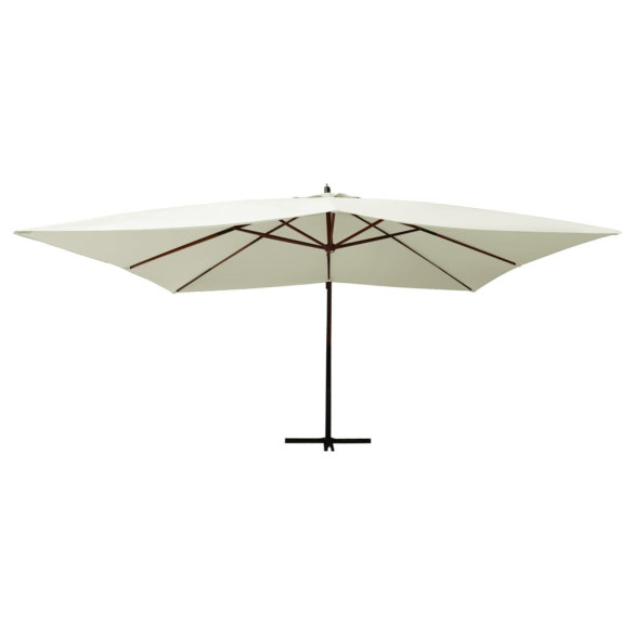 Umbrelă Grădină Lemn Masiv 400x300 cm | Livrare Gratuită