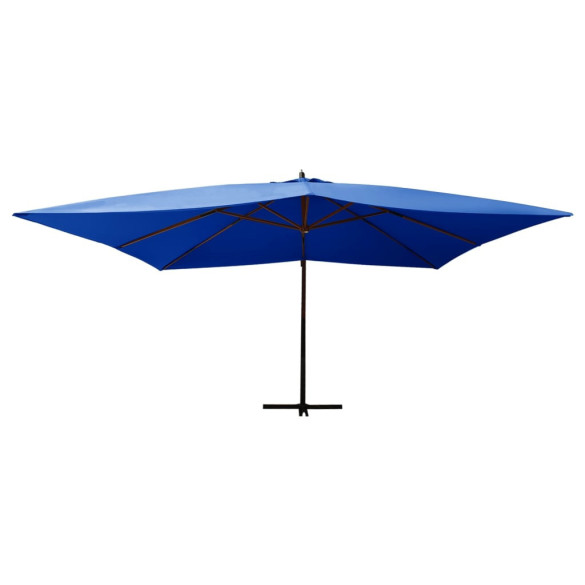 Umbrelă Grădină Consolă Lemn Albastru 400x300cm