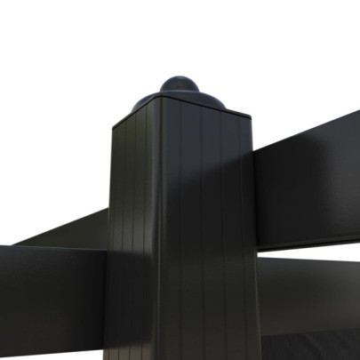 Pavilion Grădină Acoperiș Retractabil Antracit 3x3m | Livrare Gratuită