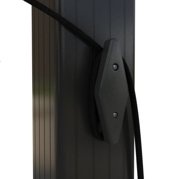 Pavilion Grădină Acoperiș Retractabil Gri Taupe 3x3m