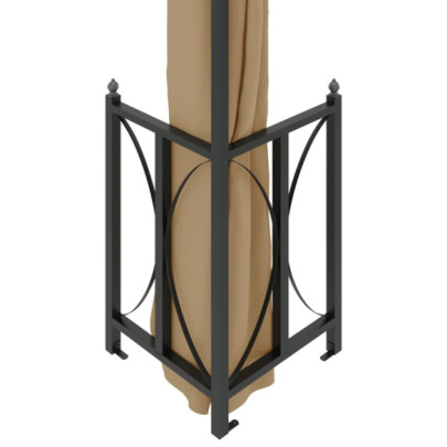 Foișor 3x4m cu Pereți Laterali și Acoperiș Dublu | Livrare Gratuită