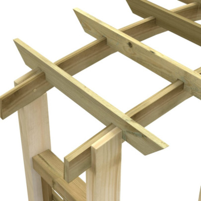 Arcadă Grădină Lemn Masiv - Spalier Plante Cățărătoare