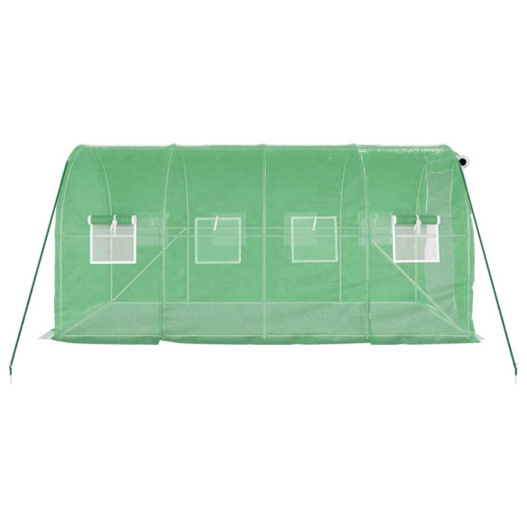 Seră Verde 8m² cu Cadru Oțel | Livrare Gratuită Seră Verde 8m² cu Cadru Oțel | Livrare Gratuită