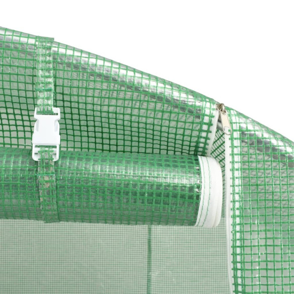 Seră Verde 8m² cu Cadru Oțel | Livrare Gratuită Seră Verde 8m² cu Cadru Oțel | Livrare Gratuită