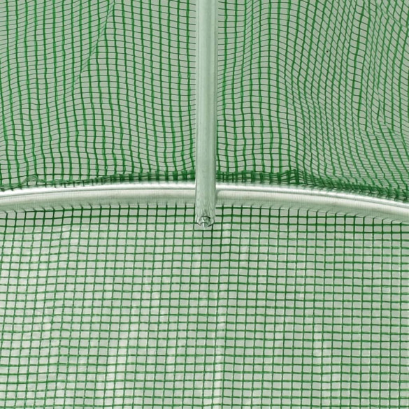 Seră Verde 8m² cu Cadru Oțel | Livrare Gratuită Seră Verde 8m² cu Cadru Oțel | Livrare Gratuită