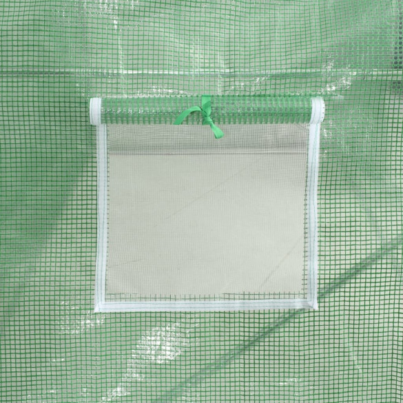 Seră Verde 8m² cu Cadru Oțel | Livrare Gratuită Seră Verde 8m² cu Cadru Oțel | Livrare Gratuită