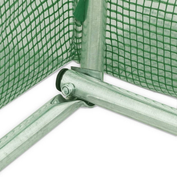 Seră Verde 8m² cu Cadru Oțel | Livrare Gratuită Seră Verde 8m² cu Cadru Oțel | Livrare Gratuită