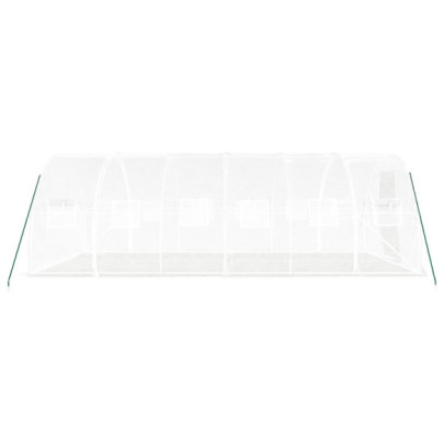 Seră Albă Oțel 6x3m - Cultivă Legume și Plante