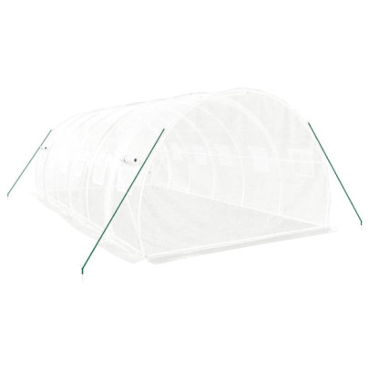 Seră Albă Oțel 6x3m - Cultivă Legume și Plante