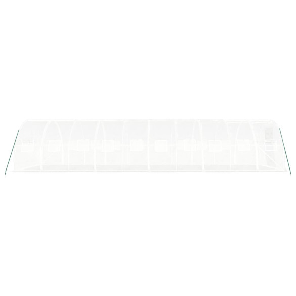 Seră Albă 10x3m cu Cadru Oțel | Livrare Gratuită Seră Albă 10x3m cu Cadru Oțel | Livrare Gratuită