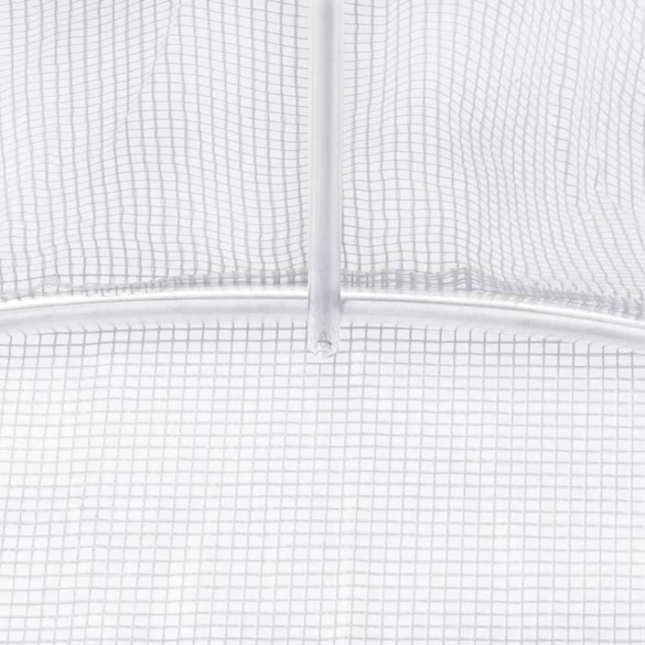 Seră Albă 10x3m cu Cadru Oțel | Livrare Gratuită Seră Albă 10x3m cu Cadru Oțel | Livrare Gratuită