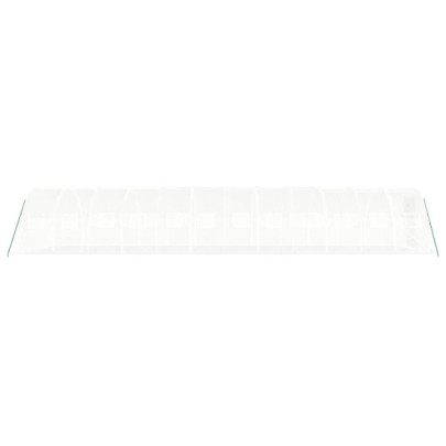 Seră Albă de Oțel 12x3m - Cultivă Legume și Plante