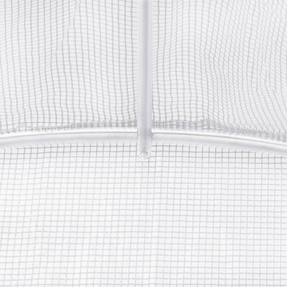 Seră Albă din Oțel Galvanizat - 60 m² - Livrare Gratuită Seră Albă din Oțel Galvanizat - 60 m² - Livrare Gratuită
