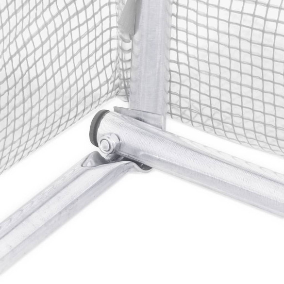 Seră Albă din Oțel Galvanizat - 60 m² - Livrare Gratuită Seră Albă din Oțel Galvanizat - 60 m² - Livrare Gratuită