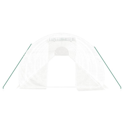 Seră Albă din Oțel - 72 m² - Livrare Gratuită