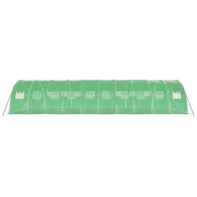 Seră Gradină 40m² - Cadru Oțel, Acoperiș PE