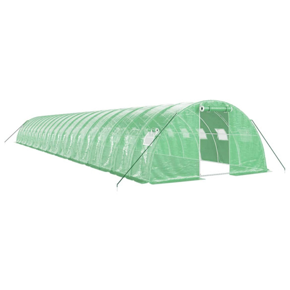 Seră Profesională 20x4m - Cadru Oțel, Acoperiș PE Seră Profesională 20x4m - Cadru Oțel, Acoperiș PE