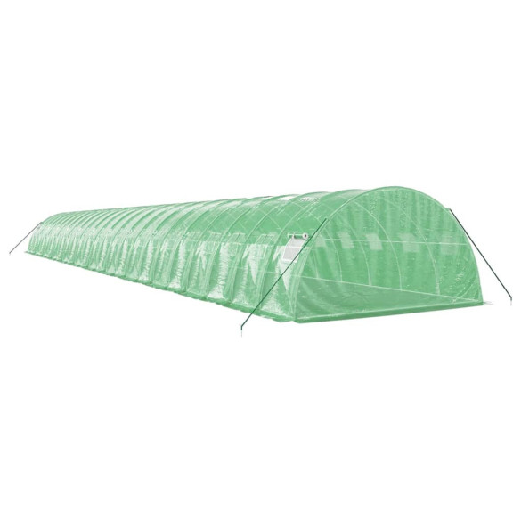 Seră Verde 96m² cu Cadru Oțel | Cultivă Legume și Plante Seră Verde 96m² cu Cadru Oțel | Cultivă Legume și Plante
