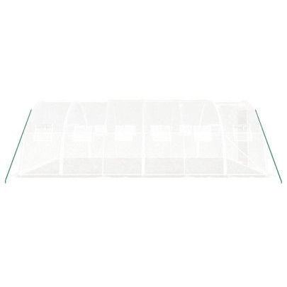 Seră Albă Oțel 6x4m - Cultivă Legume și Plante