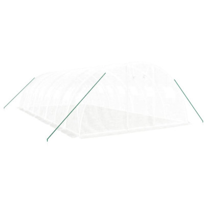 Seră Albă de Oțel 32 m² - Livrare Gratuită