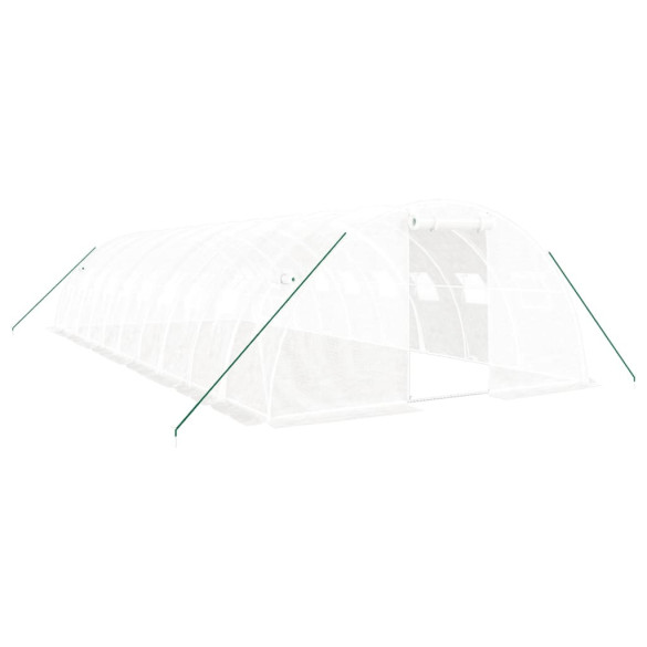 Seră 10x4m - Cadru Oțel, Acoperiș PE 140g/m² Seră 10x4m - Cadru Oțel, Acoperiș PE 140g/m²