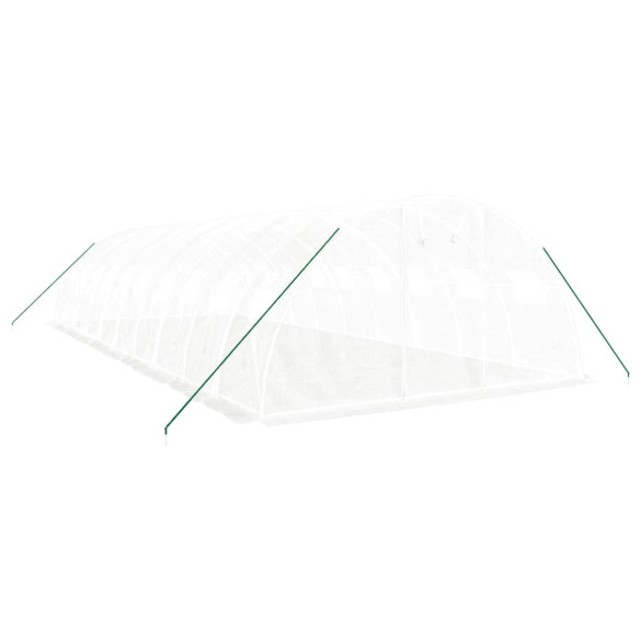 Seră 10x4m - Cadru Oțel, Acoperiș PE 140g/m² Seră 10x4m - Cadru Oțel, Acoperiș PE 140g/m²